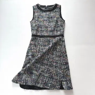 MOSCHINO BOUTIQUE 믹스 트위드 슬리브리스 원피스