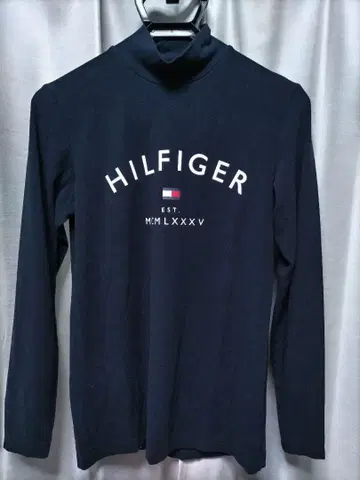 타미힐피거 골프 모크넥 네이비