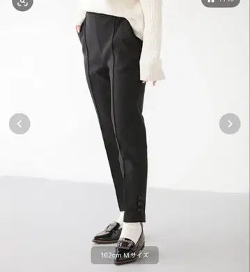 fitmore 밑단 리본 속기모 팬츠 PS 블랙