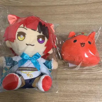 말의 잎새 원더랜드 리견 봉제 인형 리누운 봉제 인형 키링 세트