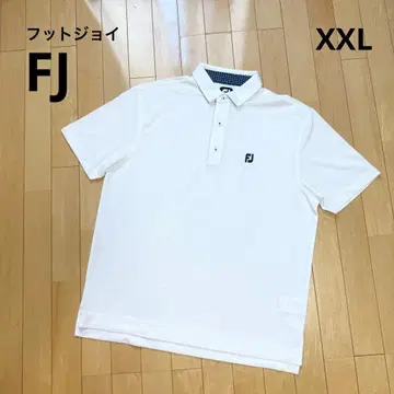 [컨디션 최상] FJ 풋조이 화이트 흰색 피케 셔츠 2XL 빅 사이즈