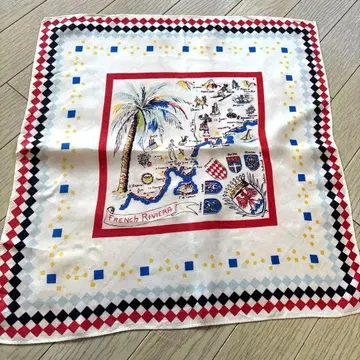 빈티지 스카프 FRENCH RIVIERA