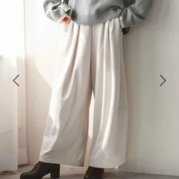 니코앤드 2WAY 노비노비 커브 팬츠 아이보리