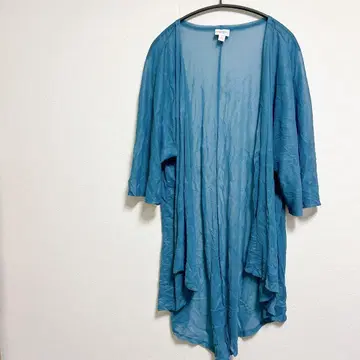 LuLaRoe 파랑 가디건 [ S ] 얇은 소재 봄/가을 블루 여성용