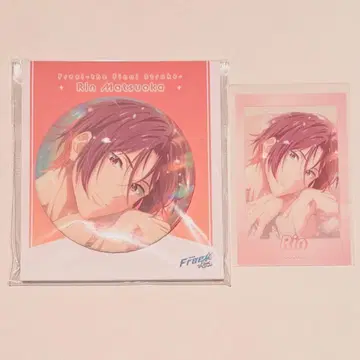 극장판 Free!FS 오로라 빅 캔뱃지 스티커 Sparkle 린