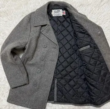 [새상품급] SCHOTT 피코트 더블 브레스트 그레이