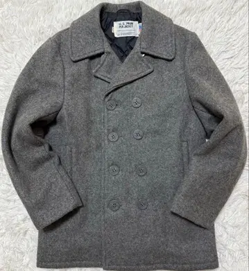 [새상품급] SCHOTT 피코트 더블 브레스트 그레이