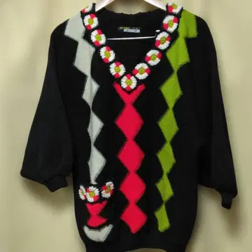 레트로 빈티지 니트