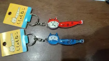 열빙어 고양이 키링 2개 세트