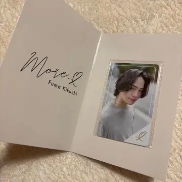키쿠치 후마 more 골드 회원 한정 트레이딩 카드 타임리스