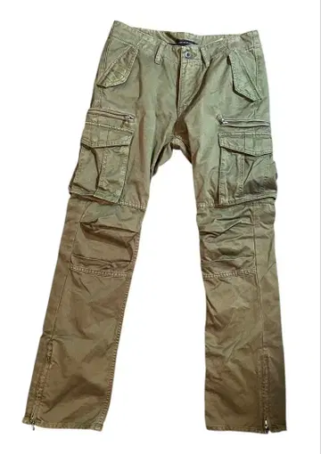 Y2K GOSTAR DE FUGA 카고 팬츠 44 카키 그런지