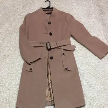 미쉘클랑 코트 울100% 38