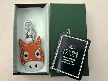 미사용 새상품 SOMES 소메스 안장 말 딱지 키링