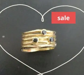 골드링 with 블랙 스피넬