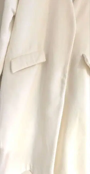 화이트 롱 코트 여성용