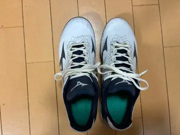 MIZUNO 스파이크 슈즈 화이트/네이비 25.5cm