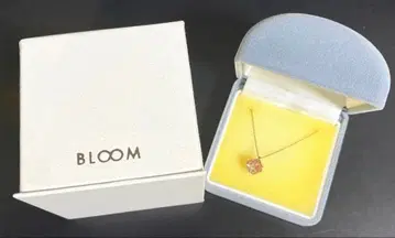 BLOOM 목걸이 핑크 골드 여성용 큐브