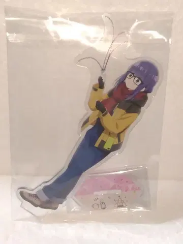 유루캠 신작 오오가키 치아키 아크릴 스탠드 캠핑Ver