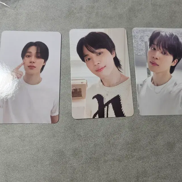 3장일괄 bts 방탄 지민 페이스 사웨 럭드 포카