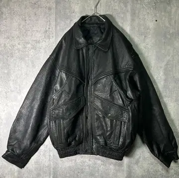 가죽 자켓 짧은 기장 소가죽 블랙