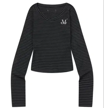 MUCENT V-neck Striped Long Sleeve