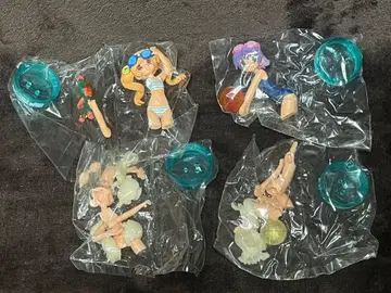 원페스 2005 여름 완다 & 리셋 병뚜껑 피규어 4종 세트