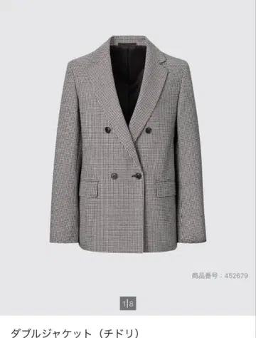 UNIQLO 더블 자켓 치드리 M