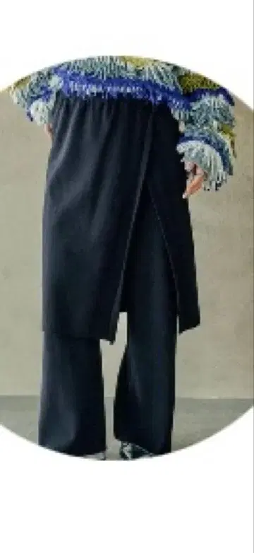 LEPSIM 12게이지 니트 치마바지