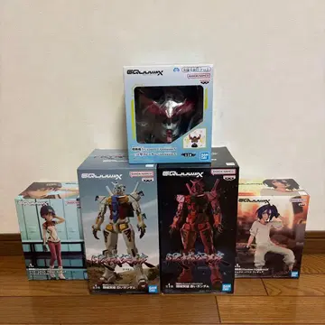Gundam GQuuuuX 피규어 세트(-GENKAI TOPPA-)