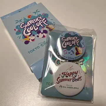 Mrs. GREEN APPLE 디즈니 콜라보 캔 배지 스티커 세트