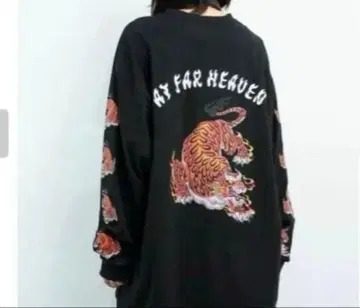 츄우카타베이 롱 T 블랙 L 사이즈