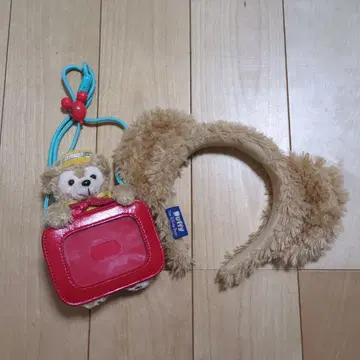 디즈니 더피 파우치 머리띠 세트