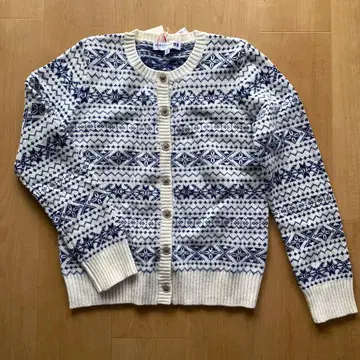 [ 미사용 가격표 ] 유니클로 x 이네스 크루넥 가디건 M