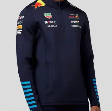 [ 정품 새상품 ] 오라클 레드불 레이싱 2024 1/4 지퍼 긴팔 의류