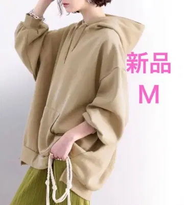 클래식 엘프 빅 실루엣 슬릿 풀오버 후드티