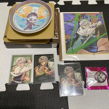 귀멸의 칼날 시나즈가와 사네미 시나즈가와 겐야 캔뱃지 랜덤 카드 색지