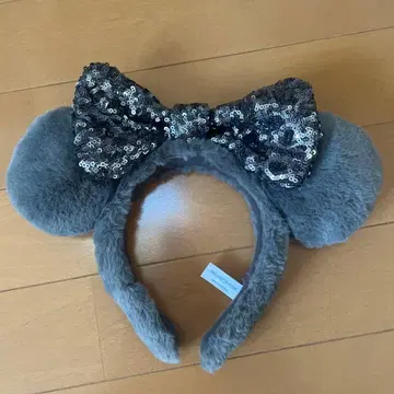 완판템! 디즈니 머리띠 그레이 복슬복슬 스팽글 미니