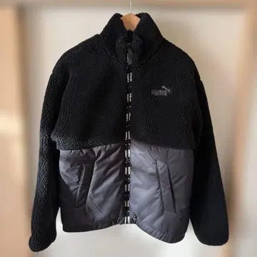 PUMA 플리스 자켓 872429-01 블랙