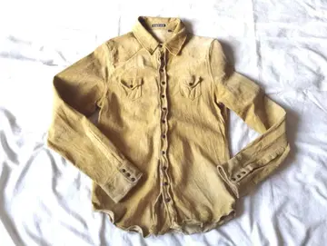 NUMERODUE 스웨이드 가죽 웨스턴 셔츠 누메로듀에