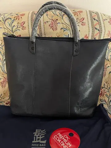 [ 새상품 ] HIGE BAG 천연 가죽 토트백