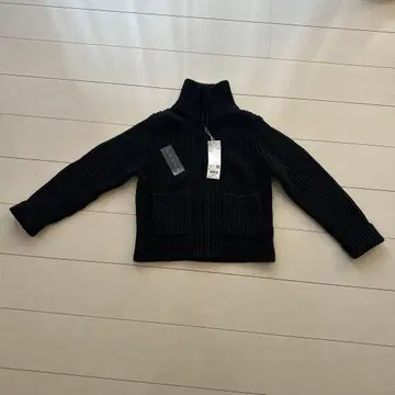 UNIQLO U 블랙 하이넥 스웨터 S