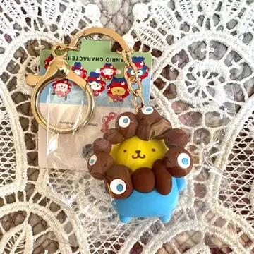 산리오 미야쿠미야쿠 키링 파스텔 폼폼푸딩