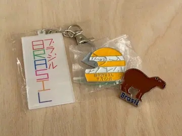 브라질 핀 배지 와 키링 세트 만박 Expo 2025