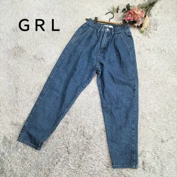 [ 그레일 ] 여성용 데님 팬츠 허리밴딩 포켓 부착 S 사이즈