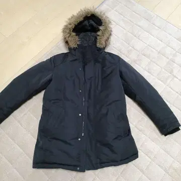 UNIQLO 다운 퍼 모즈 코트 XL 블랙