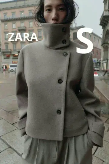 ZARA 하이넥 자켓 S 사이즈