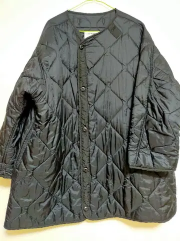 블랙 퀼팅 자켓