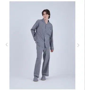 [젤라토 피케] HOMME 스트라이프 자카드 롱 팬츠