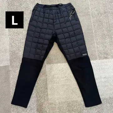TAION 다운 팬츠 조거 팬츠 하이브리드 블랙 새상품급