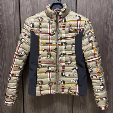 VESTRUM 말 패턴 다운 자켓